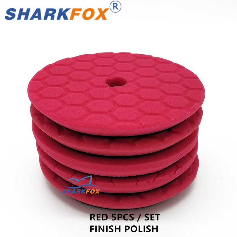 Thumbnail: Sharkfox Car Polishing Pad Set Professional Car Polishing Product For Auto 5Inch