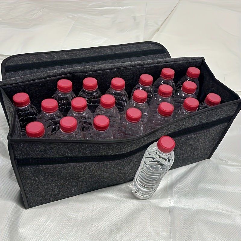 Thumbnail: Large Car Trunk Organizer - Storage Bag, Soft Felt Tool Storage Box Auto Accesso