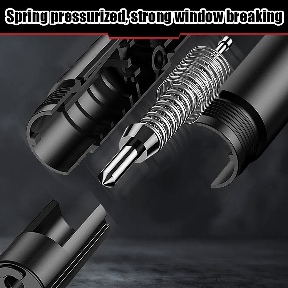 Thumbnail: 2 In 1 Car Safety Hammer Emergency Glass Breaker Cut The Seat Belt High Hardness