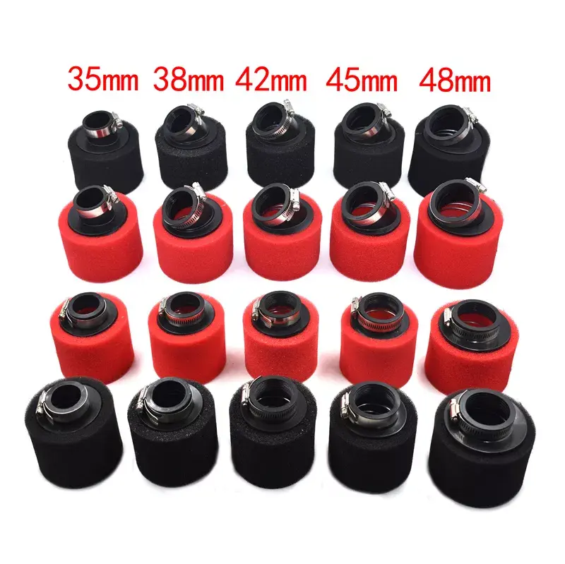 32mm 35mm 38mm 42mm 45mm 48mm Bend Elbow Neck Foam Air Filter Sponge Cleaner