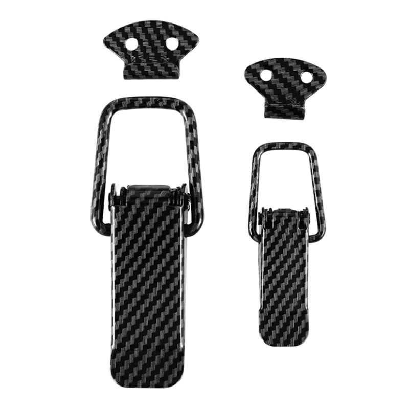 Thumbnail: 2PCS Quick Release Fasteners Car Bumper Security Hook Lock Clip Kit for Racing C
