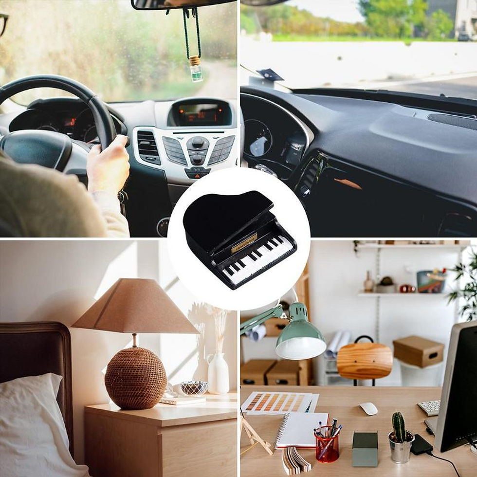 Thumbnail: Dashboard Decorations Cat Piano Cute Car Decorations Animal Car Ornaments Dashbo