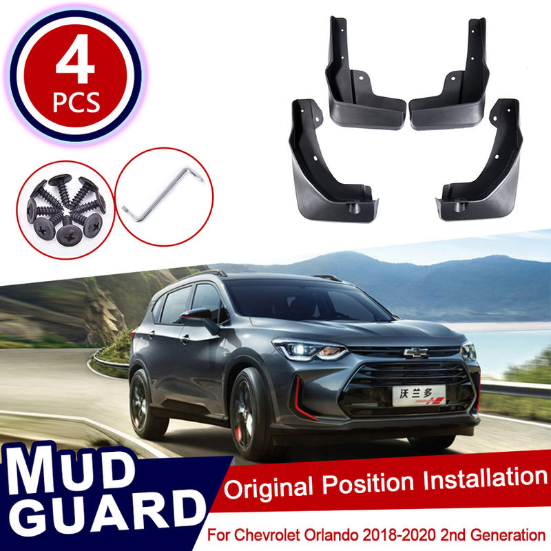 for Chevrolet Orlando 2018 2019 2020 Mudflaps Mud Flaps Flap Guards Mudguards Ca