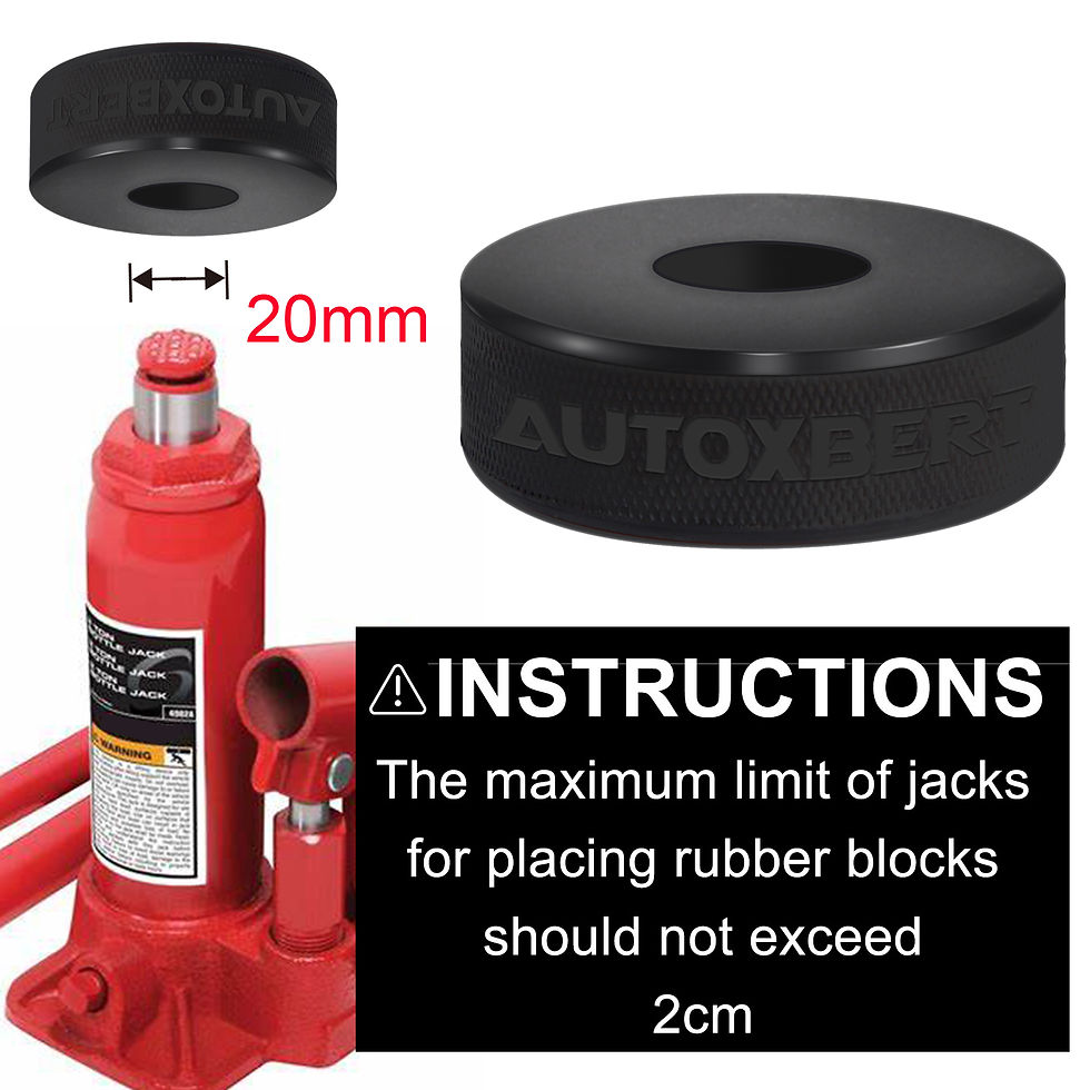 Thumbnail: Rubber Bottle Jack Pad Support Point Adapter Jacking Car Removal Repair Tool For