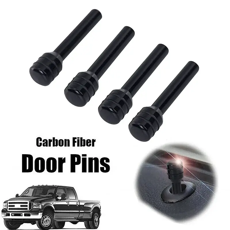 Thumbnail: Alloy Car Door Lock Knob Door Lift Button Locking Pins Screw Knob Pin 5 Colors C