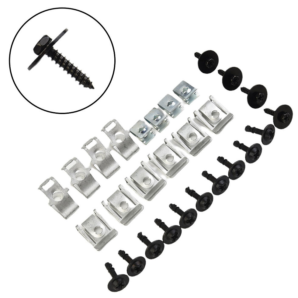 Thumbnail: 28pcs Mixed/Set Engine Hood Screw Set ENGINE-UNDERTRAY UNDER COVER CLIPS FITTING