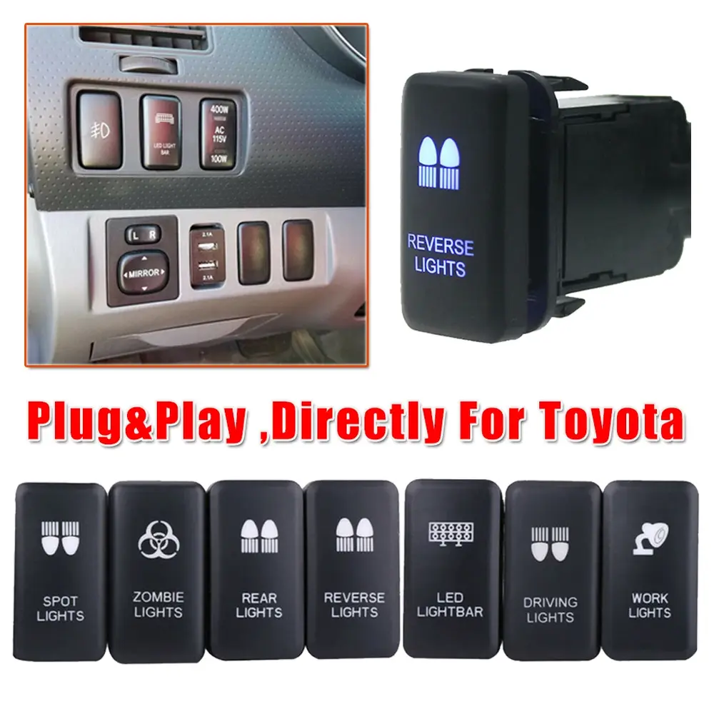 High Quality On-Off Push Switch For Toyota Tacoma FJ Cruiser 4Runner Highlander