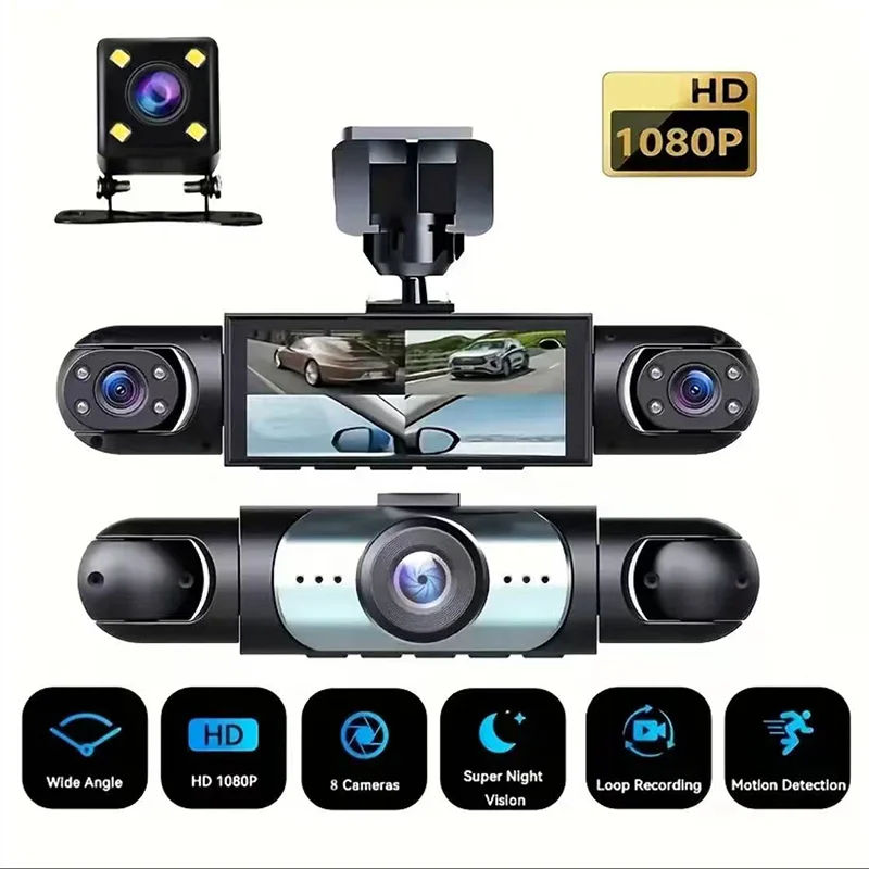 Classic Dash Cam | 1080p Full HD, Loop Recording, G-Sensor, Parking Monitoring,