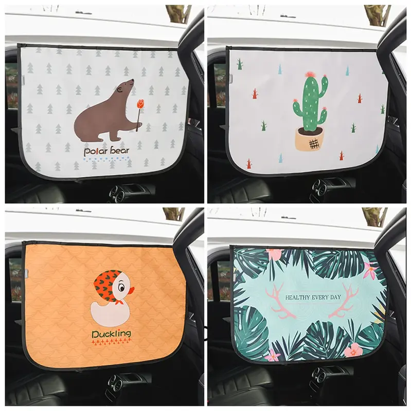 Universal Car Sun Shade Cover Magnetic UV Protection Curtain Side Window Sunshad