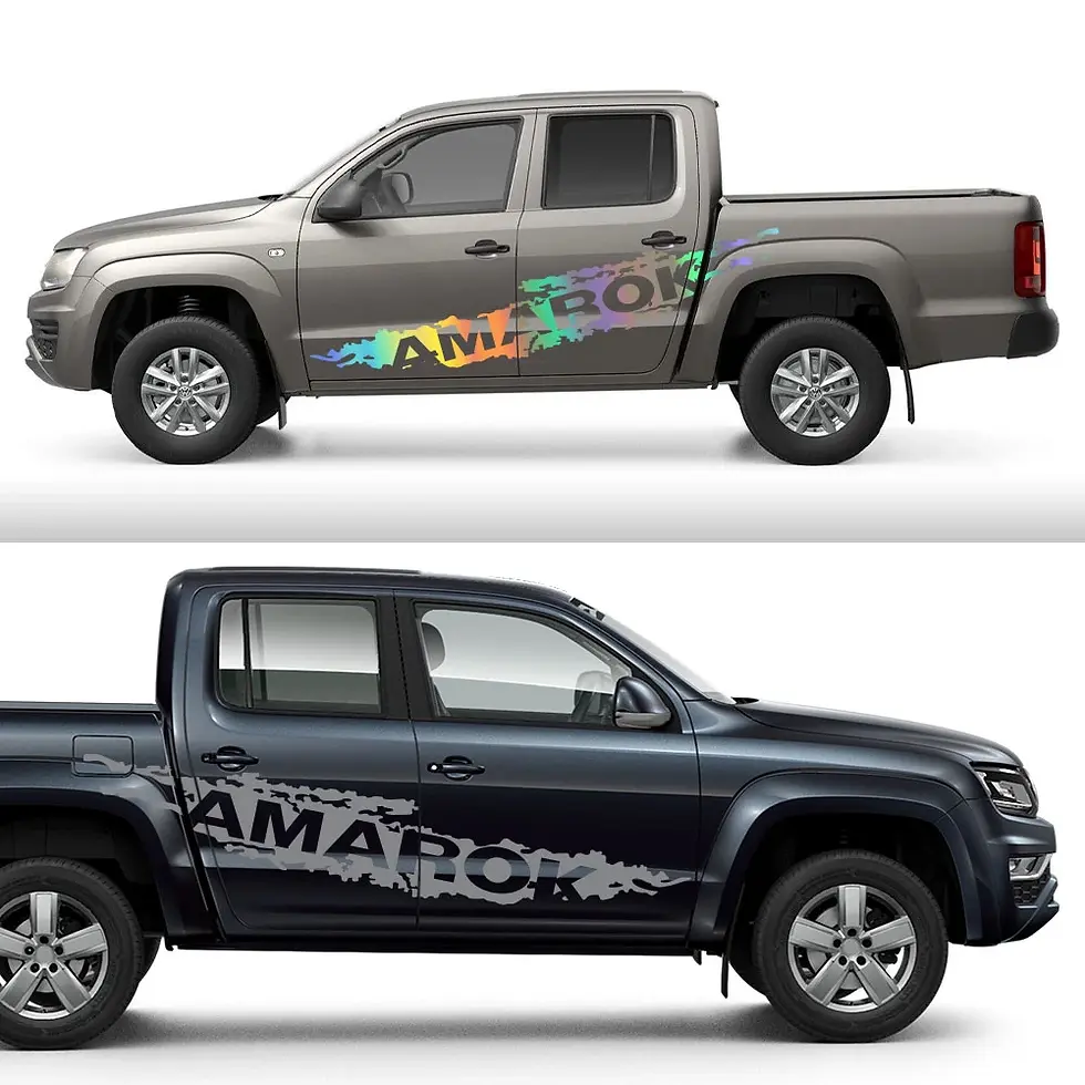 Thumbnail: For VW Volkswagen Amarok V6 UTE Tdi 580 4 Motion Pickup Door Side Stickers Truck