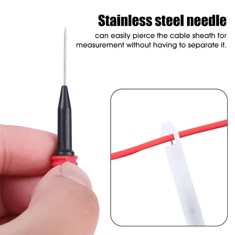 Thumbnail: 30V Car Multimeter test Tip Probes Diagnostic Tool Extention Back Insulation Wir
