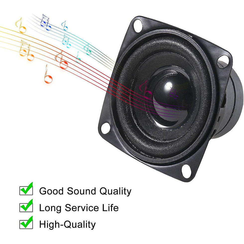 Thumbnail: 2" 8Ohm 10W DIY Small Full Range Audio Speaker Stereo Woofer Loudspeaker for Ard