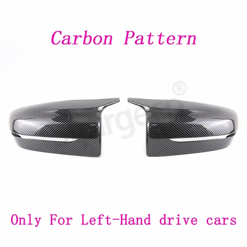 Thumbnail: Forged carbon fiber Exterior Side Rearview Mirror Cover Trim For BMW 4 5 7 8-Ser
