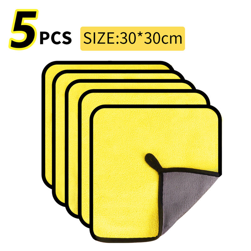 Thumbnail: 10/3/5PCS edgeless Microfiber Auto Cleaning Towels Multifunctional Car Detailing