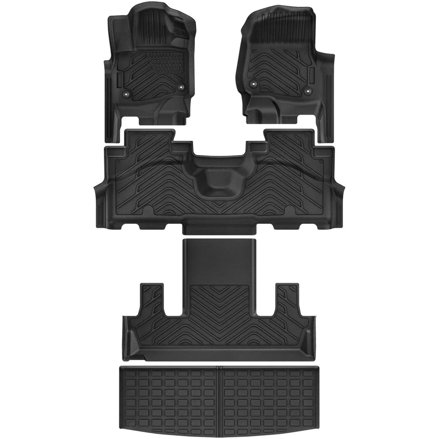 Auto Drive Floor Mats & Cargo Liner Full Set for 2018-2023 2024 Ford Expedi..