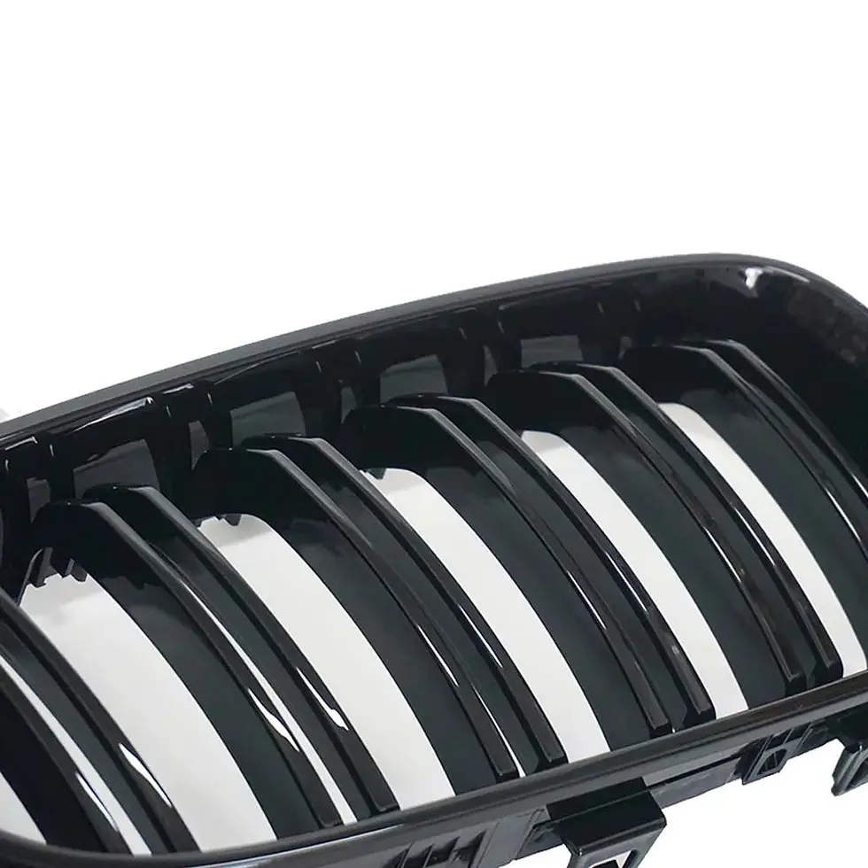 Thumbnail: 1 Pair High Quality Double Slat Grill Front Kidney Grille For BMW 3 Series GT F3
