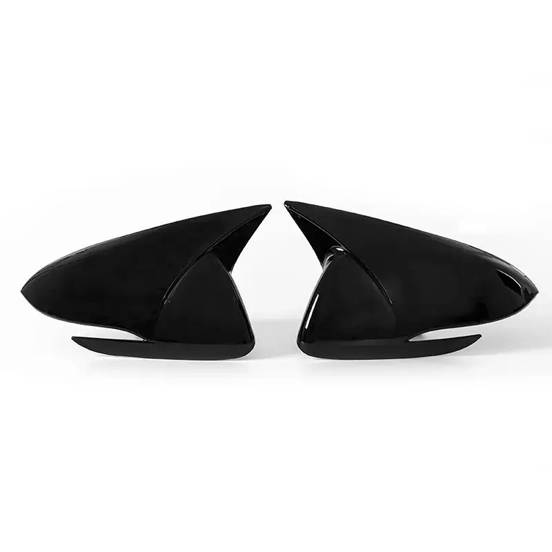 Thumbnail: 2PCS Carbon Fiber Look Car Rearview Cover Side Door Mirror Shell Decoration For