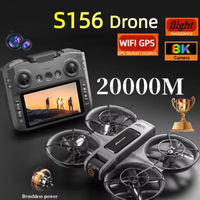 S156 Drone GPS 8K Professional HD 360° Dual Camera Screen Remote Control Brushle
