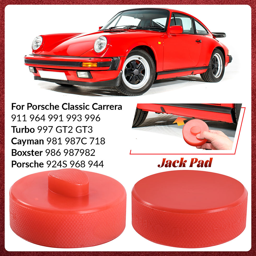 Thumbnail: 4x Car Jack Pad Anti-Slip Adapter Support Jacking Points Block & Storage Box For