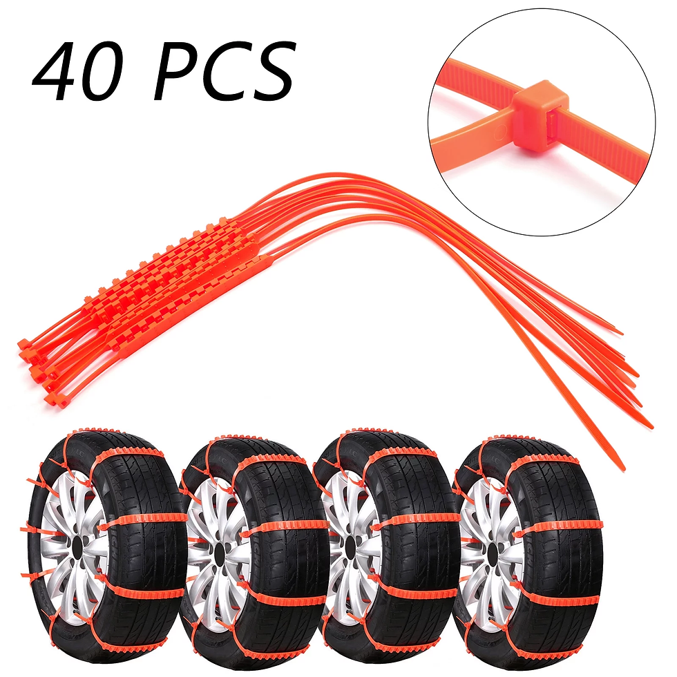 40PCS Snow Tire Chain Anti-Skid Belt Fit for Car Truck SUV Emergency Winter Driv