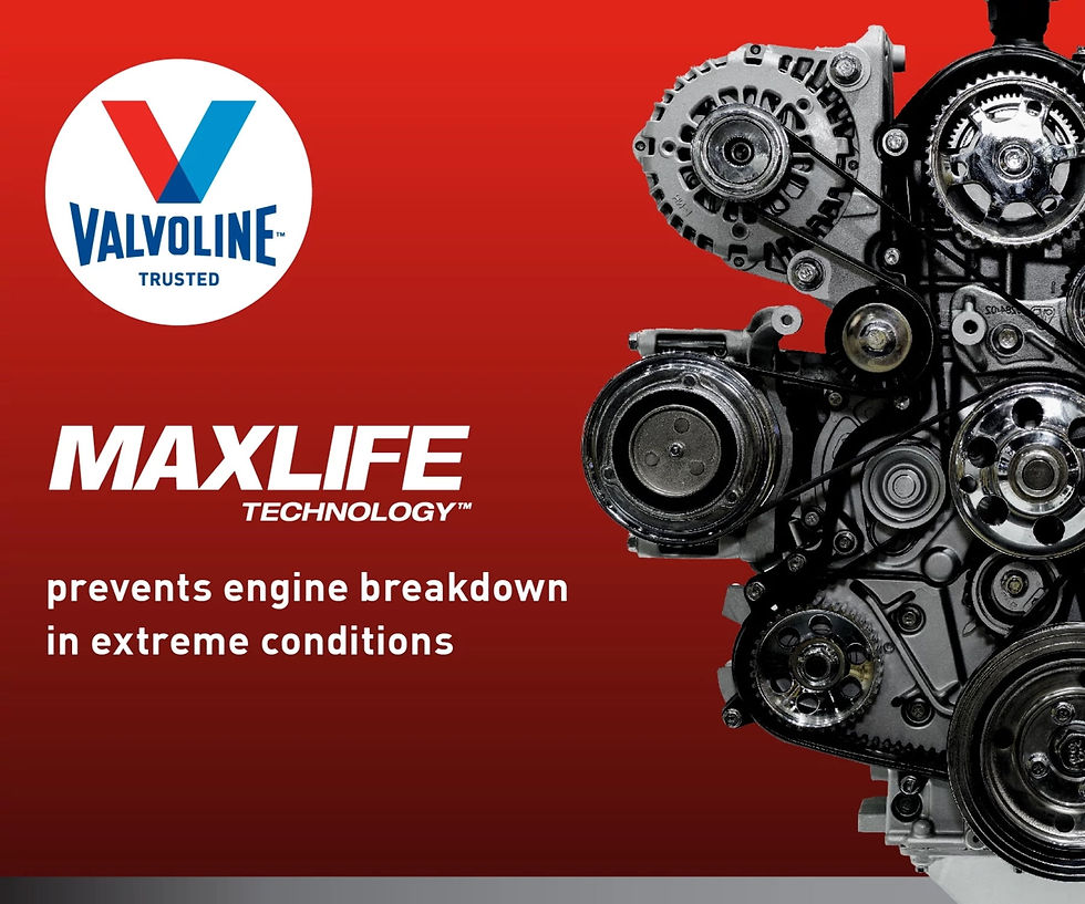 Thumbnail: Valvoline Full Synthetic High Mileage with MaxLife Technology Motor Oil SAE..