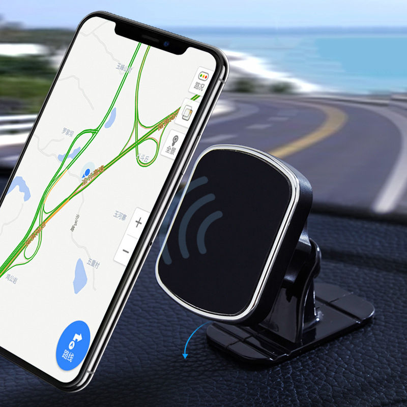Thumbnail: Car Phone Mount Highly Compatible Powerful Magnet One-hand Operate Magnetic Moun