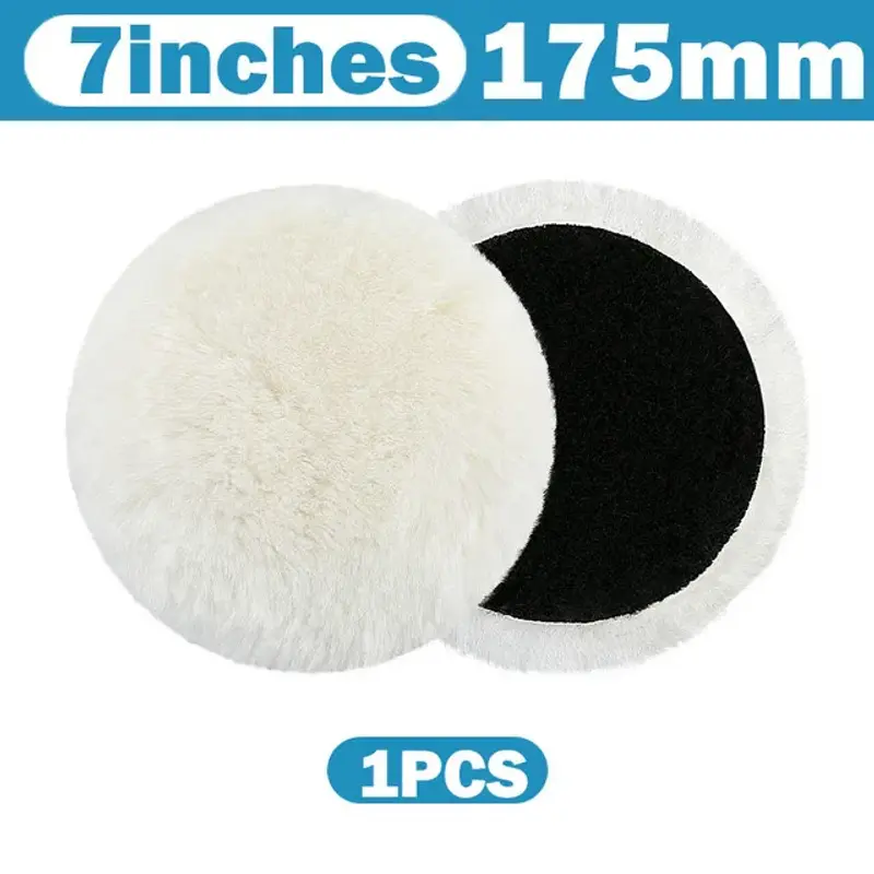 Thumbnail: Universal Car Polish Pad 3/4 /5/6/7 Inch Soft Imitated Wool Polishing Disc Car B
