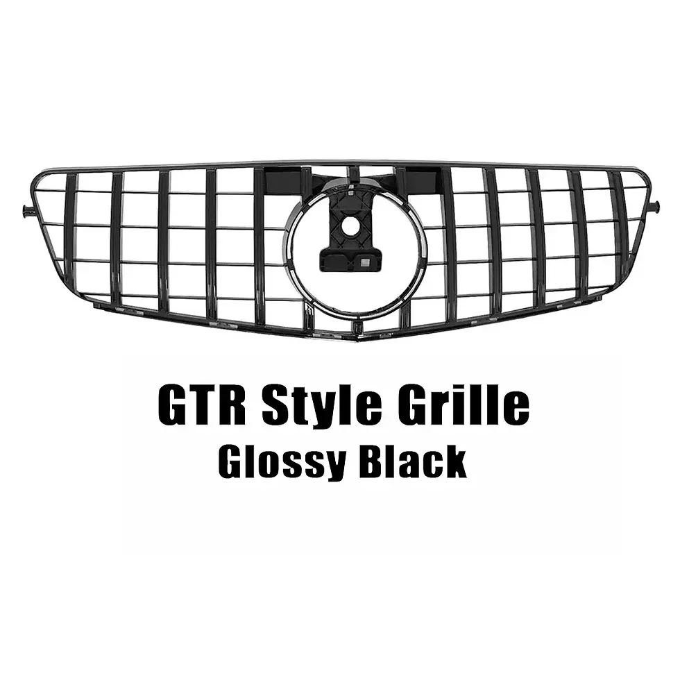 Thumbnail: XVIP Chrome Silver GTR Style Upper Grille For Mercedes Benz C-Class W204 C200 C3