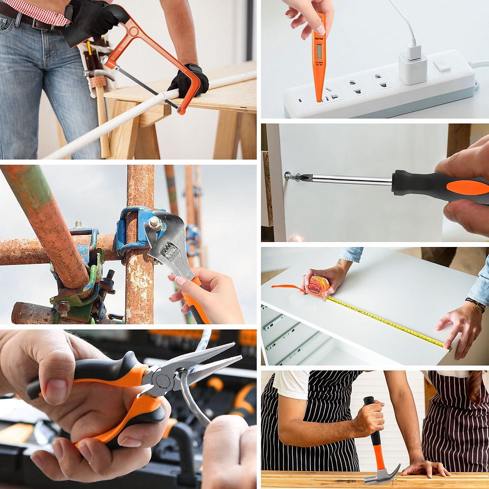 Thumbnail: 118PCS Tool Kit with 21V Cordless Drill(398in-lbs), UNTIMATY Home Tool Kit ..