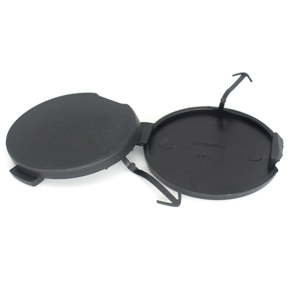 Thumbnail: For Mitsubishi Lancer 2008-2015 Unprimed Car Tow Hook Cover Eye Towing Cap Rear