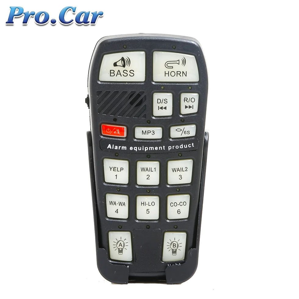 Thumbnail: Car alarm wireless speaker MP3 Bluetooth promotional car 12v 400w siren car alar