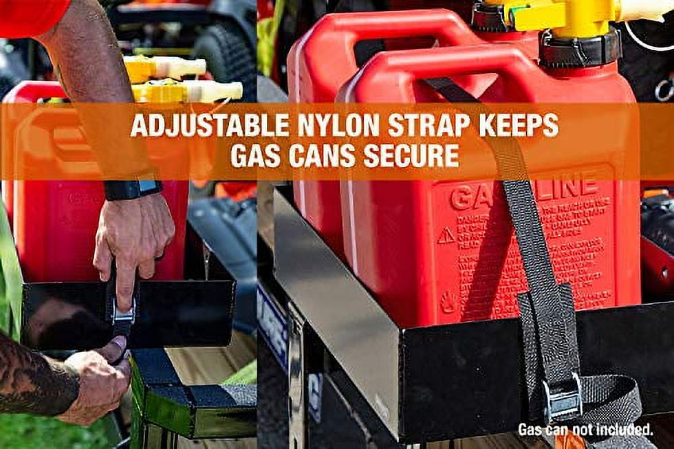 Thumbnail: Buyers Lt30 2-1/2 Or 5 Gallon Rectangular Poly Gas Can Landscape Truck & Tr..