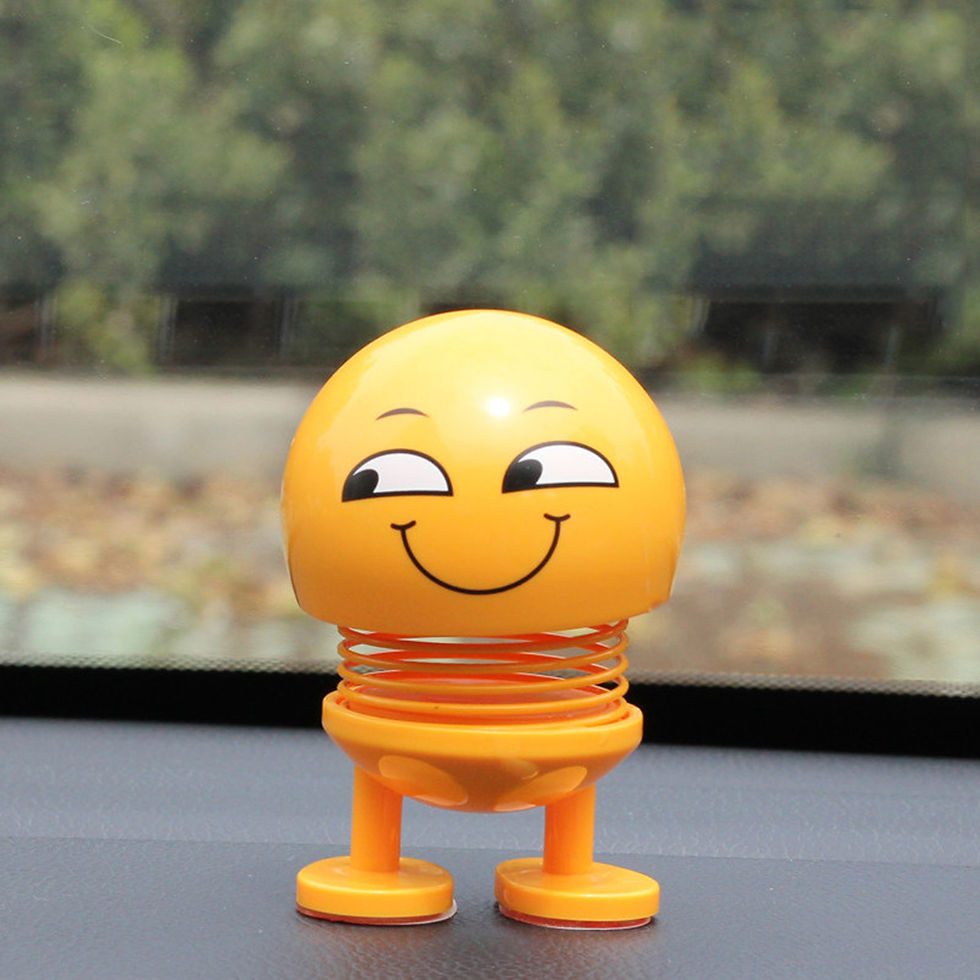 Thumbnail: Creative Funny Shake Head Doll Small Ornaments Beautiful Indoor Doll Car Toys Ca
