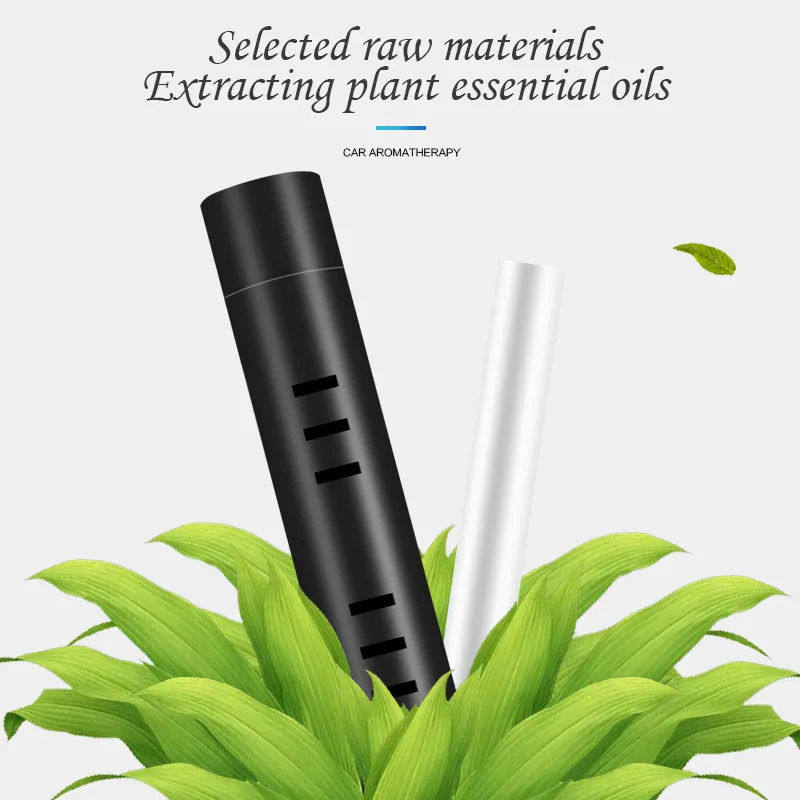 Thumbnail: 1/6/8/11/12pcs Car Air Vent Clip Freshener Perfume Osmanthus Aroma Sticks Lemon