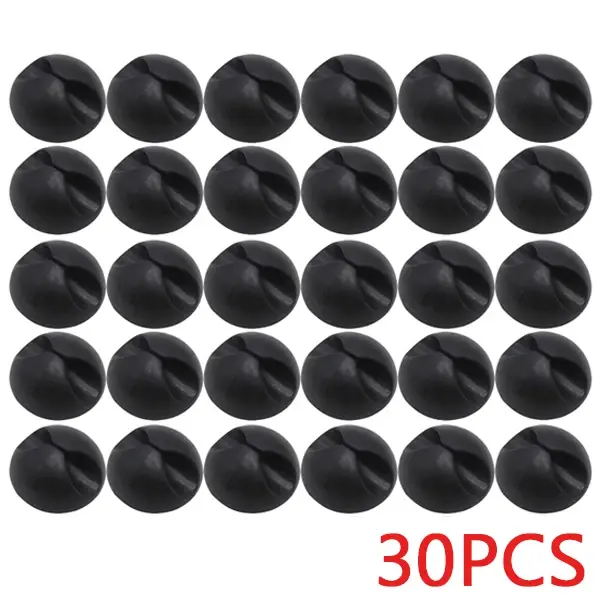 Thumbnail: Car Data Cable Clips Self-Adhesive USB Line Hub Wire Holder Fixing Clamp Office