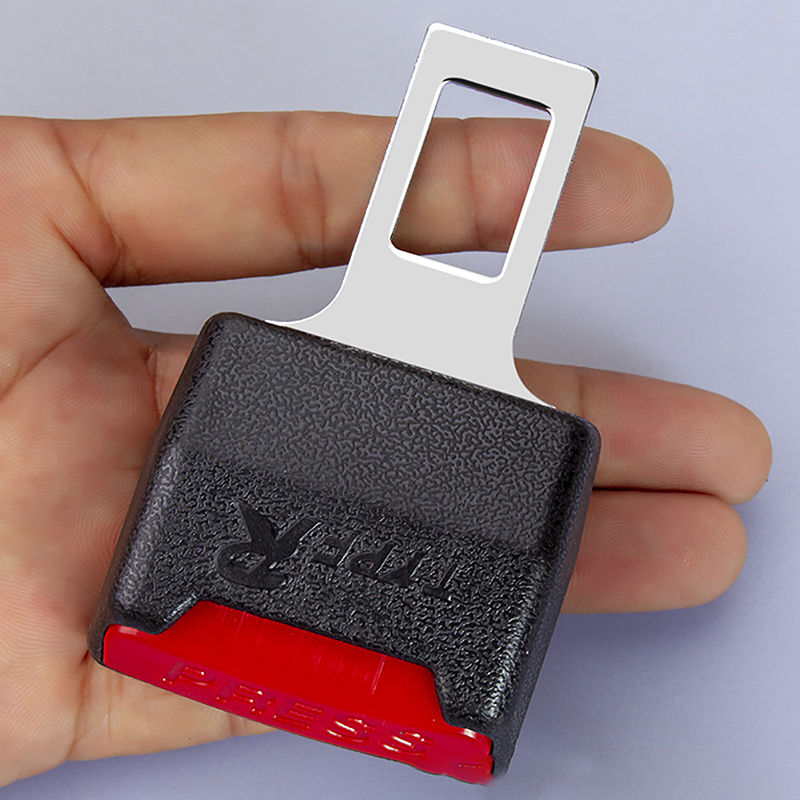 Thumbnail: *2Pcs Car Seat Belt Clip Extender Safety Seatbelt Lock Buckle Plug Thick Insert