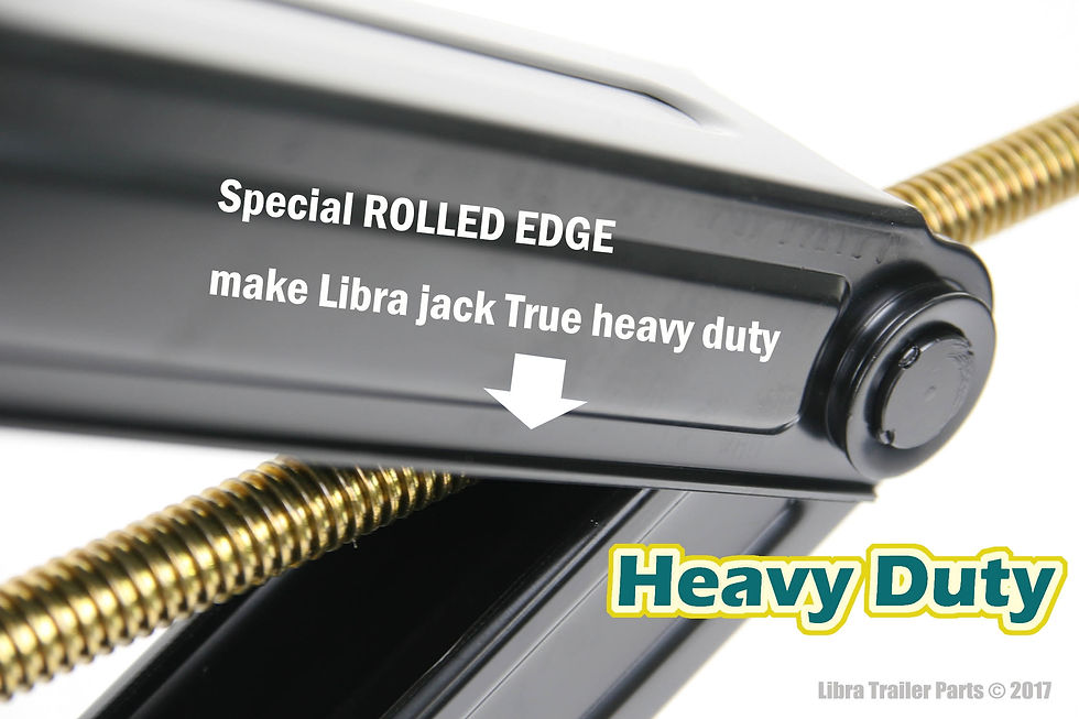 Thumbnail: 6000 Lbs 24" RV Trailer Stabilizer Leveling Scissor Jacks W/Power Drill Sockets 