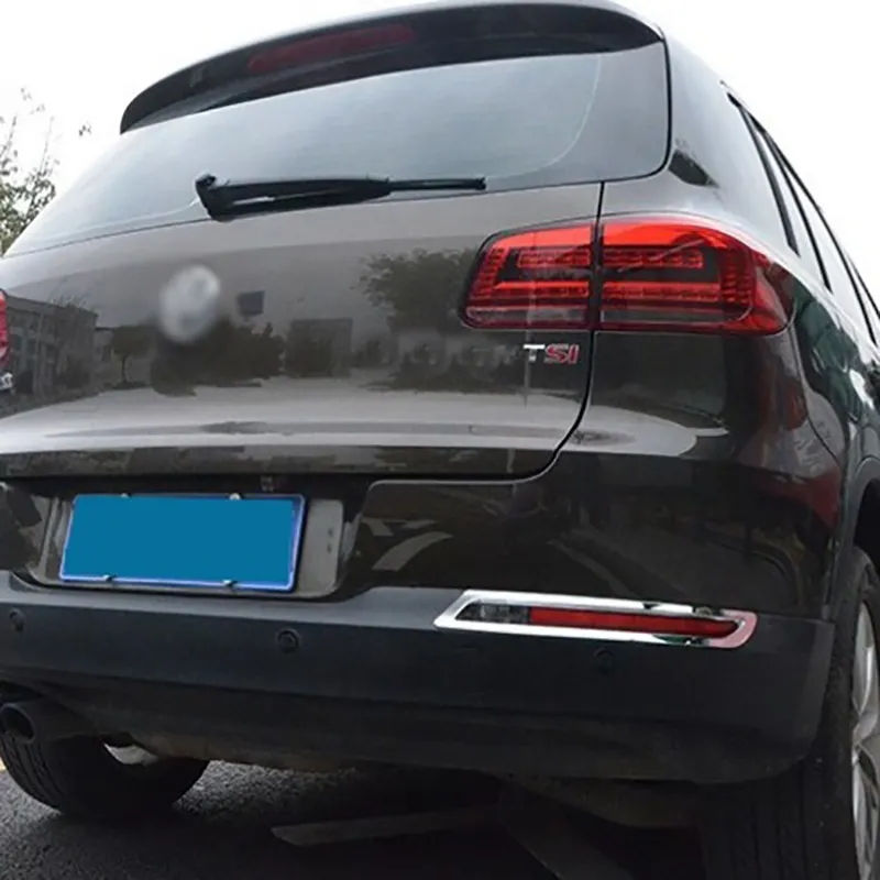 Thumbnail: For Volkswagen VW Tiguan 2010 2011 2012 2013 - 2015 ABS Chrome Rear Foglight Cov