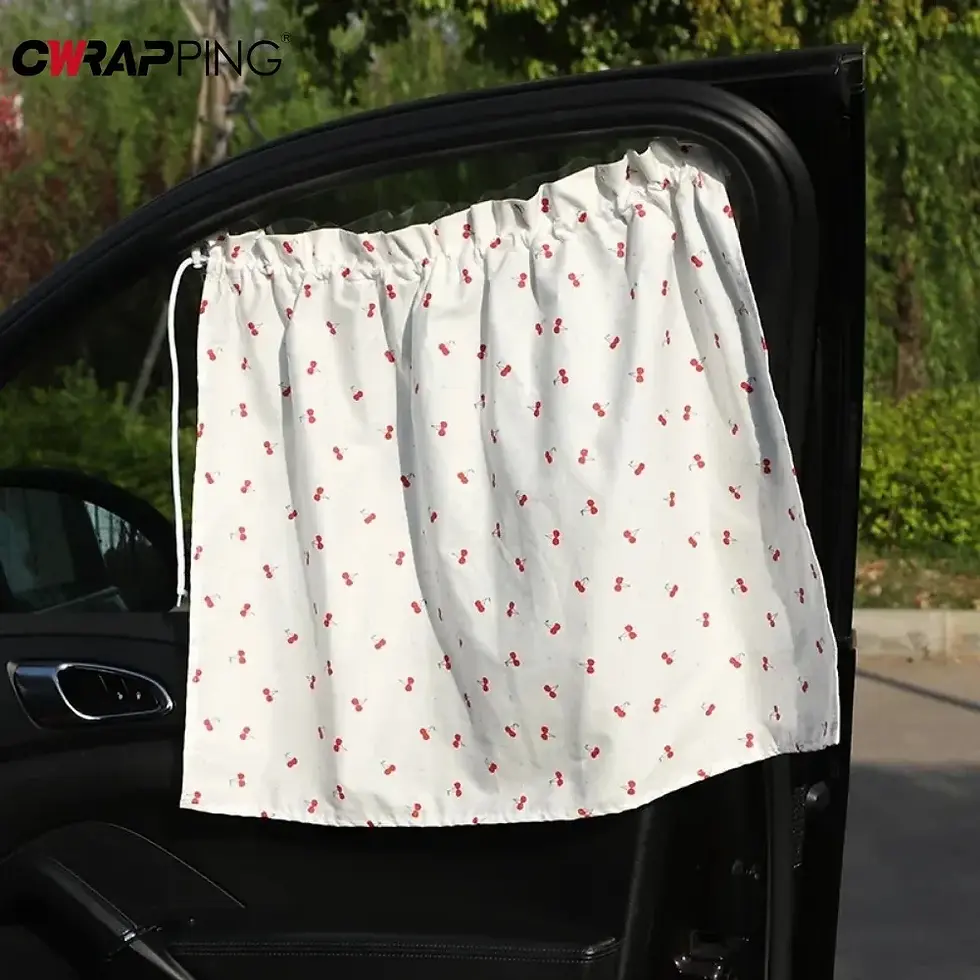 Thumbnail: Suction Cup Curtain in The Car Window Sunshade Cover Cartoon Universal Side Wind