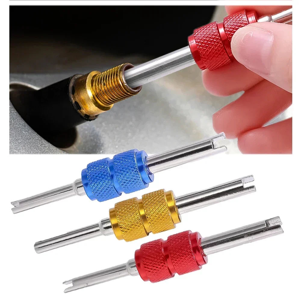 Universal Tire Valve Core Stems Remover Screwdriver Auto Truck Bicycle Wheel Rep