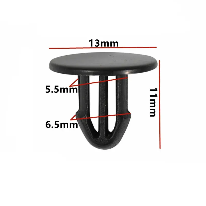 Thumbnail: Car Truck Door Sill Rubber Sealing Strip Panel Trim Plastic Fasteners Clips Rive