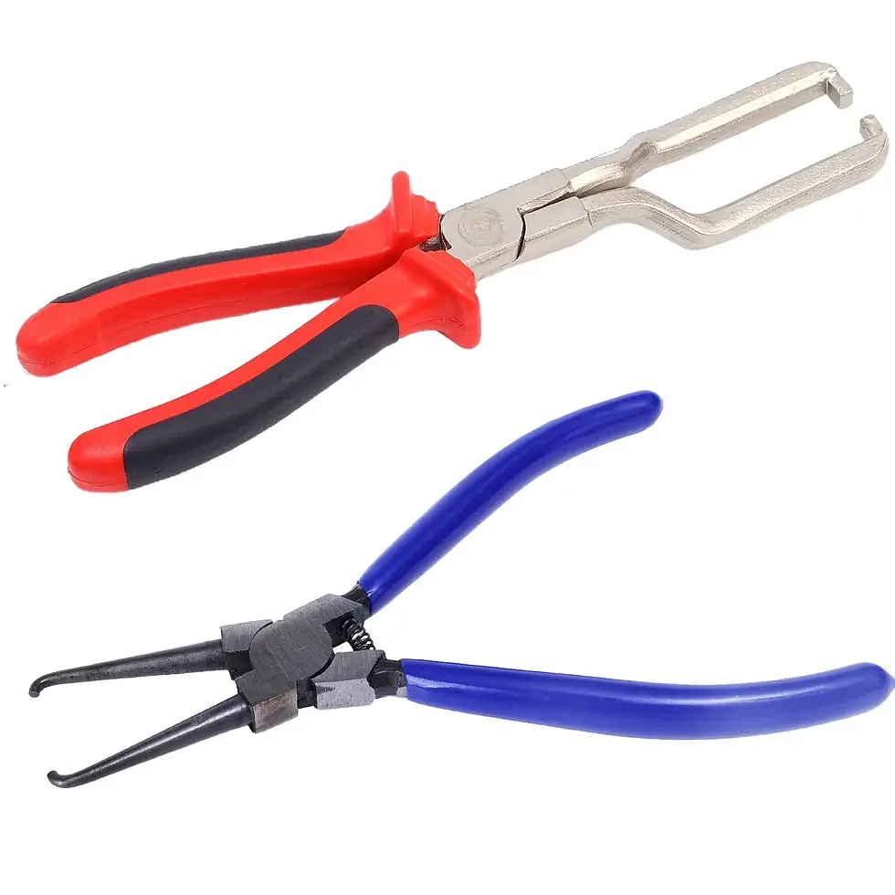 Thumbnail: Car Filter Joint Pliers Oil Pipe Fuel Joint Clamp Fuel Line Pliers Set Car Fuel