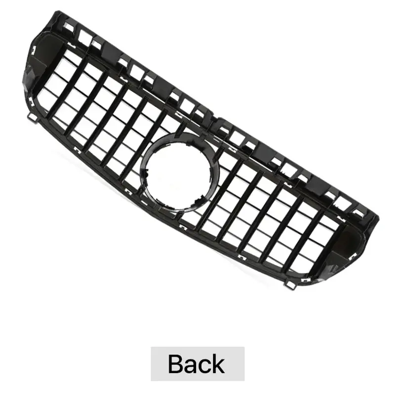 Thumbnail: Black Silver A45 Style Front Bumper AMG GT Grille For Mercedes Benz A Class W176