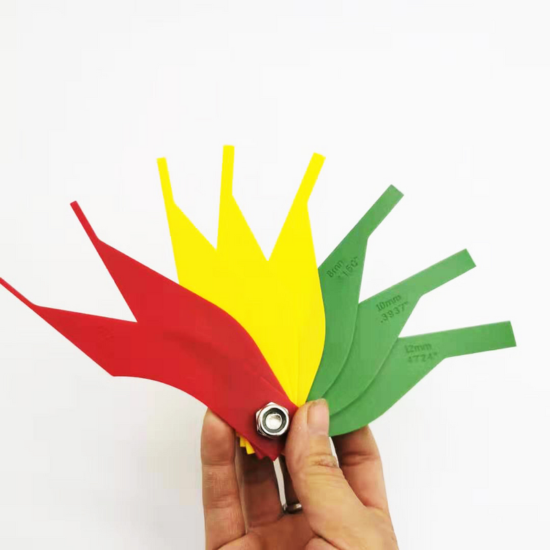 Thumbnail: Universal Brake Pad Thickness Gauge Brake Diagnostic Tool Tester Plastic Tyre Tr