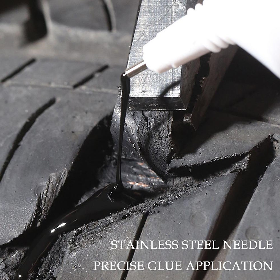 Thumbnail: Tire Repair Glue Liquid Strong Rubber Glues Black Rubber Wear-resistant Non-corr