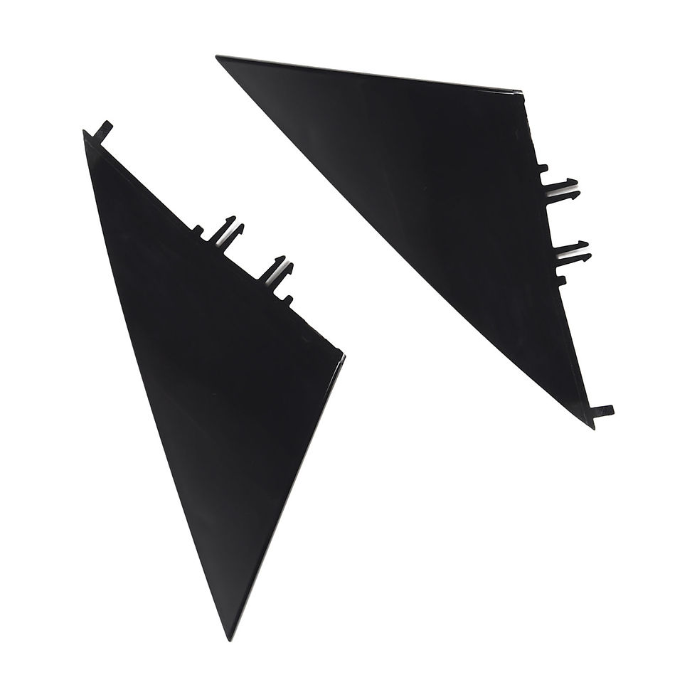 Thumbnail: Rearview Mirror Triangle Plate Side Door Mirror Triangle Molding Panel Cover Rep