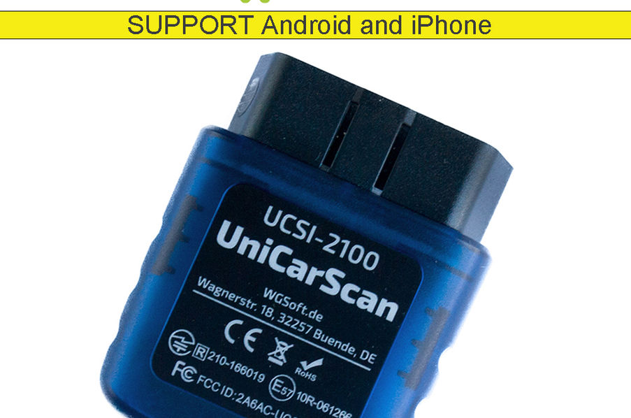 Thumbnail: UniCarScan Bluetooth Diagnostic Adapter Free ScanMaster-UniCarscan Software For