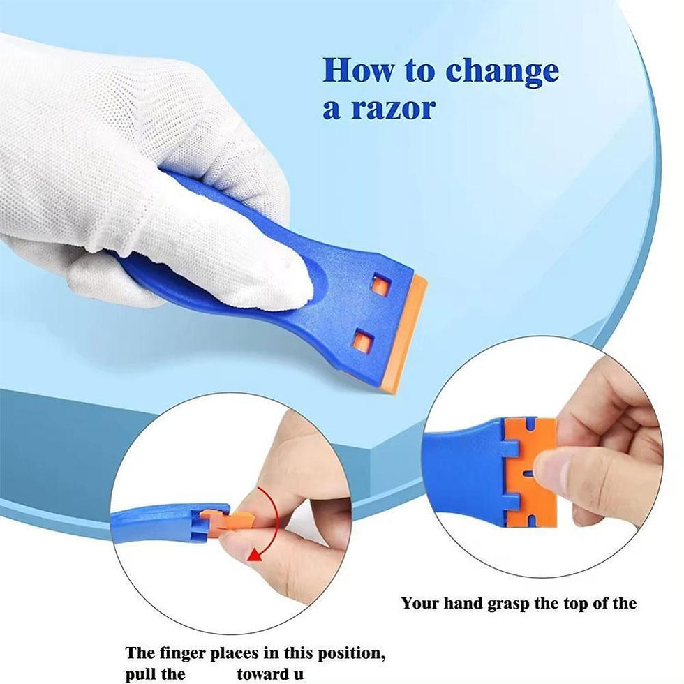 Thumbnail: Multifunctional Glue Removal Shovel Plastic Household Cleaning Stain Remover Spa