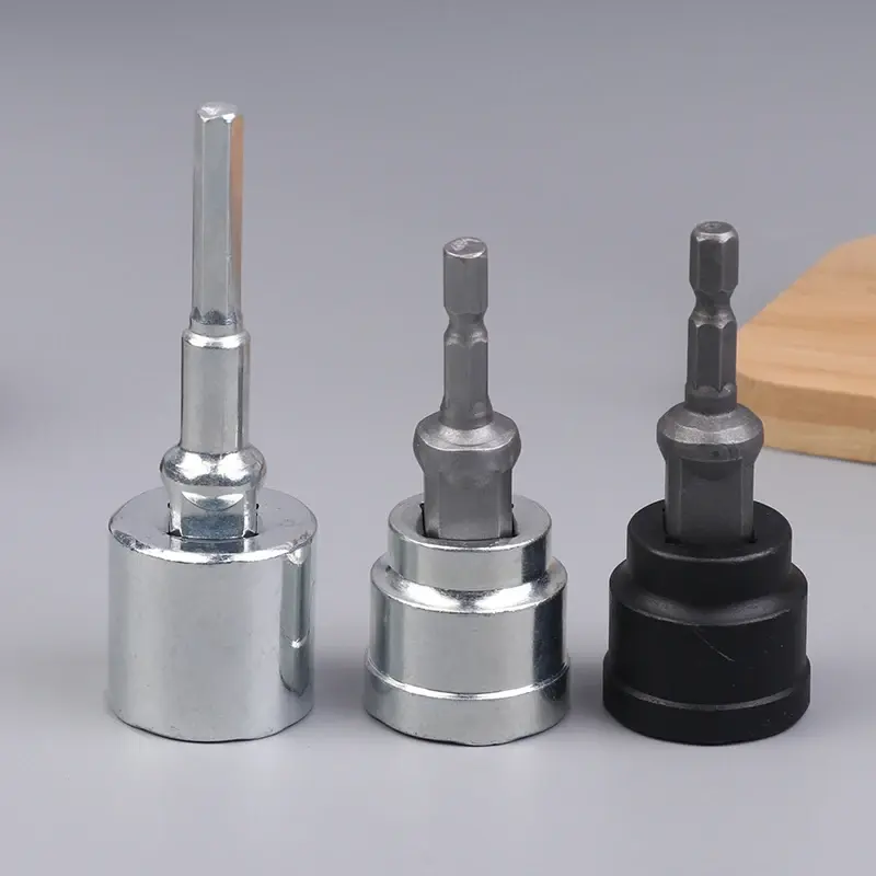 Thumbnail: Universal Scissor Car Jack Adapter Rv Stabilizer Jack Socket Drill Adapter Labor