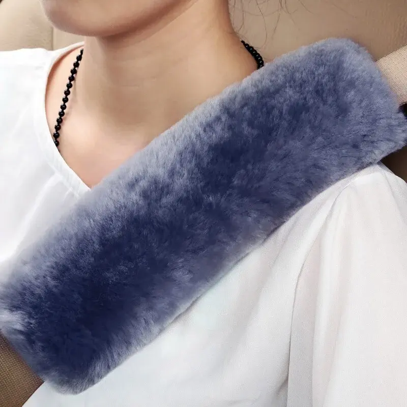 1pcs Soft Car Seatbelt Cover Comfortable Driving Pillow Pad Seat Belt Safety Str